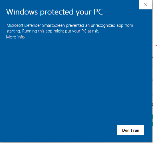 Security Warning